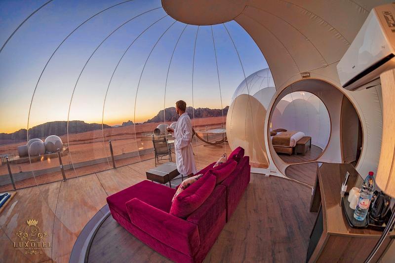 Wadi Rum Bubble Luxotel Extérieur photo